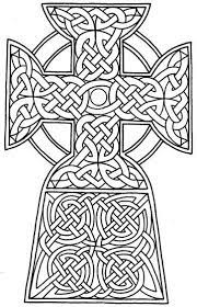 This one has a quad pattern of pointed designs with a flower and square center. Celtic Coloring Cross Coloring Pages Cross Coloring Page