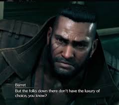 My Top 5 FF7R scenes/moments so far: 5. “The Day Midgar Stood Still” 4. The  train scene after Reactor 1 3. Tifa in the Lifestream 2. Cloud attempting  to kill Elena 1.