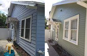 It helps to mentally cordon that side into half or thirds, as an entire with the siding dry, remove large pieces of debris with the wire brush, broom, and even a shop vacuum: The Great Unveiling Removing Vinyl Siding Oldhouseguy Blog