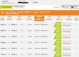 Mango airlines are continually offering cheaper flights and launching specials that appeal to many travellers, making it a popular choice of airlines for any budget conscious traveller. Mango Flights With Edgars Card
