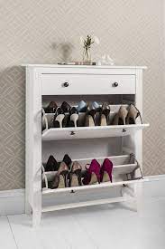 Shoe Storage Cabinet Deluxe With Storage Drawer Cotswold In White Ebay Shoe Storage Unit Shoe Storage Cabinet With Doors Shoe Storage Cabinet