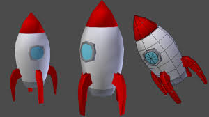 In the second video, we create an armature. New Free Lowpoly Model Little Rocket By Mini