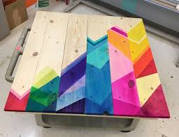Diy Eye Catching Art Using New Folkart Ultra Dye Wood Art Diy Art Crafts
