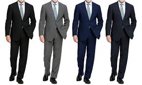 Buying your first (or subsequent) bespoke suit can be a daunting task. Giorgio Sanetti Wool Modern Suit Groupon Goods