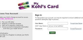 Sign up for paperless statements. Credit Kohls Com Kohl S Charge Card Bill Payment Guide