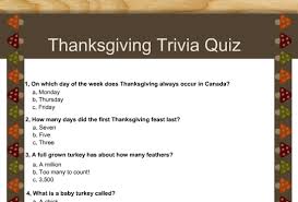 Ask questions and get answers from people sharing their experience with treatment. Free Printable Thanksgiving Trivia Quiz My Party Games