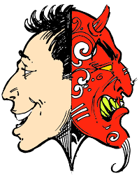 Image result for Image of being two faced