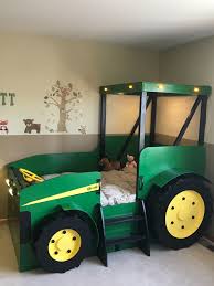 Twin Size Tractor Bed Plans Plans Only Create A Farm Themed Bedroom For Your Child Perfect For The Diy Woodworking Enthusiast Kid Beds Tractor Bed Bed Plans