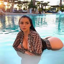 Demi Rose unleashes boobs and booty as she smoulders for soaking wet  display - Daily Star