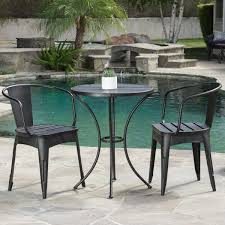 Biles 3 Piece Bistro Set In 2020 Outdoor Bistro Set Bistro Set Patio Decor