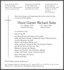 These guys are the best. Alle Traueranzeigen Fur Horst Gunter Richard Sube Trauer Rp Online De