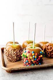 Get everything ready ahead of time because dipping the apples in the hot caramel also, each stove differs as far as temperature and how long you will need to cook caramel. Gourmet Homemade Caramel Apples House Of Nash Eats