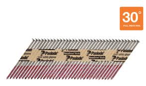 These roundrive framing nails are ideal for framing, sheathing, truss building, subflooring, decking, fencing, sheds and more. Paslode 3 1 4 X 131 Paper Bright Smooth Shank Full Round Framing Nail 2 500 Count At Menards