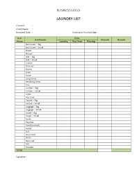 Laundry Service Price List Laundry Service Price List Laundry Prices Laundry Service Business Laundry Service