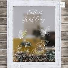 Fenster malvorlagen frühling & ostern, 3 vorlagen + 1. Fruhlings Fensterbilder Fur Kreidemarker
