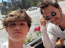 Benjamín Vicuña saludó a su hijo Bautista, que cumple 16 años