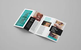 Free 4 Panel Leaflet Mockup Mockups Design Free Premium Mockups Brochure Mockup Free Leaflet Corporate Brochure Design