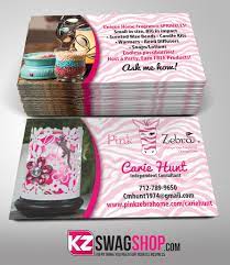 Pink zebra business card printed 500, pink zebra sprinkles. Pink Zebra Business Cards Style 1 Kz Swag Shop
