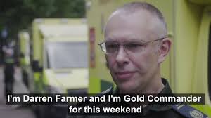Assistant Director of Operations Darren Farmer is the #TeamLAS 'Gold'  Strategic Commander for this Bank Holiday Weekend., His message to  Londoners is to enjoy the Bank Holiday Weekend but to be ...