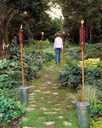 Tiki Torch Anchors Backyard Lighting Tiki Torches Outdoor Parties