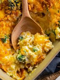 Then, there's the good old chicken broccoli rice casserole. Chicken Broccoli Rice Casserole The Cozy Cook