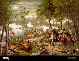 The Battle of Chancellorsville was a major battle of the American Civil War  (1861–1865), and the principal engagement of the Chancellorsville campaign  Stock Photo