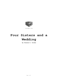 'four sisters and a wedding' niyo ako, binihisan niyo ako. 4 Sisters A Wedding Script