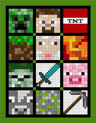 Soq Minecraft Quilt Minecraft Quilt Pixel Quilting Minecraft Crochet