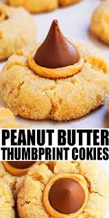 Peanut Butter Blossoms Thumbprint Cookies In 2020 Easy Peanut Butter Best Cookie Recipes Easy Cookie Recipes