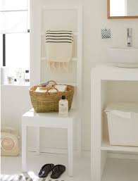 Leiterstuhl Weiaÿ Dekorative Ablage Stuhle Sitzplatz