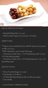 This kind of flour has salt and a leavening agent already mixed into it, eliminating the need to add these two ingredients to the. 2 Ingredient Donuts Donut Recipe No Yeast Donut Recipes Recipes