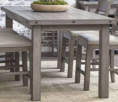 Standard bar table height, counter table, and dining table. Prospect Hill Gray Rectangular Counter Height Dining Table Counter Height Dining Table Counter Height Dining Sets Counter Height Dining Room Tables