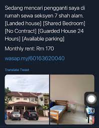 For sale apartment shah alam seksyen 7shah alam, 3 bedroom 2 bathroom kepada anda yang minat masakan thai, anda boleh ke restoran pak sawadee yang terletak di seksyen 7 shah alam shoot : Bilik Sewa Area Seksyen 7 Shah Alam Community On Carousell
