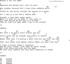 Learning these beginner guitar songs is the fastest way to. Merle Haggard Song Misery And Gin No Capo Lyrics And Chords Merle Haggard Lyrics Lyrics And Chords Lyrics