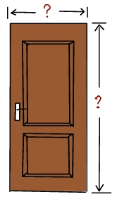 Add an extra 2 for width and 2 ½ for height when planning out a rough opening. Standard Door Sizes Build