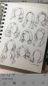 15 Amazing Hair Drawing Ideas Inspiration How To Draw Hair Hair Sketch Easy Drawings