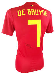 Whether you are a fan of eden hazard, vincent kompany or other kevin de bruyne's, at belgoshop you will surely find something to your liking. Signed Kevin De Bruyne Shirt Belgium Football Autograph Firma Stella