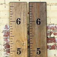 details about growth chart ruler decal kit diy vinyl kids children home decor wall measure new