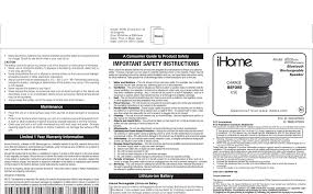 Or would i rather listen to music from my phone's built in speaker? Ihome Ibt60 Manual Pdf Download Manualslib