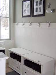 Love Wainscoting With The Hooks In Laundry Room Installing Wainscoting Wainscoting Styles Beadboard Wainscoting