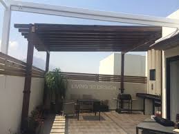 La madera es combinada con materiales como tejas de. Techo Vigas De Madera Para Terraza Ideas Decoracion
