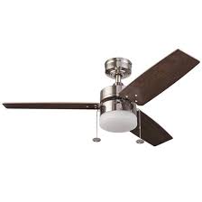 Many times all that a harbor breeze ceiling fan needs is a simple replacement part to get it working as good as new again. Harbor Breeze Ceiling Fan Orim 42 In 3 Auburn Blades Brushed Nickel 41134 Reno Depot