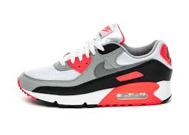 Nike air max 90 exeter edition. Buy Online Nike Air Max 90 Og Iii Infrared In White Black Cool Grey Radiant Red Asphaltgold