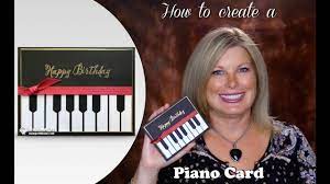 Drag the youtube card's icon on the time marker to the spot when you want it to appear. How To Make A Piano Card Featuring Stampin Up Youtube