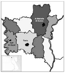 Gharbia governorate is one of the governorates of egypt. Map Of Al Gharbia Governate In Egypt Indicating The Three Sampling Download Scientific Diagram