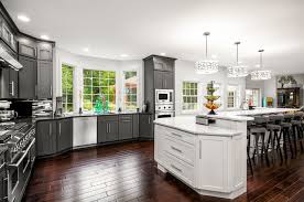 bright white kitchen & bar