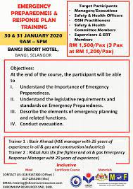 • emergency response plans deal with protecting people first, property second. Emergency Response Plan 30 31 Chromium Resources Sdn Bhd Facebook