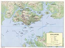 Detailed map of singapore and neighboring countries. Topographic Map Of Singapore 1968 Singapore Map Map Topographic Map