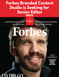Forbes is Looking For Senior Editor For Forbes Content & Design Studio