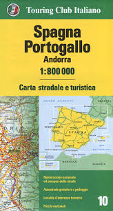 Con la mappa online della spagna potete visualizzare a colpo d'occhio le più interessanti località turistiche della nazione più solare e gioiosa d'europa! Libro Spagna Portogallo Andorra 1 800 000 Carta Stradale E Turistica Ediz Multilingue Di Aa Vv
